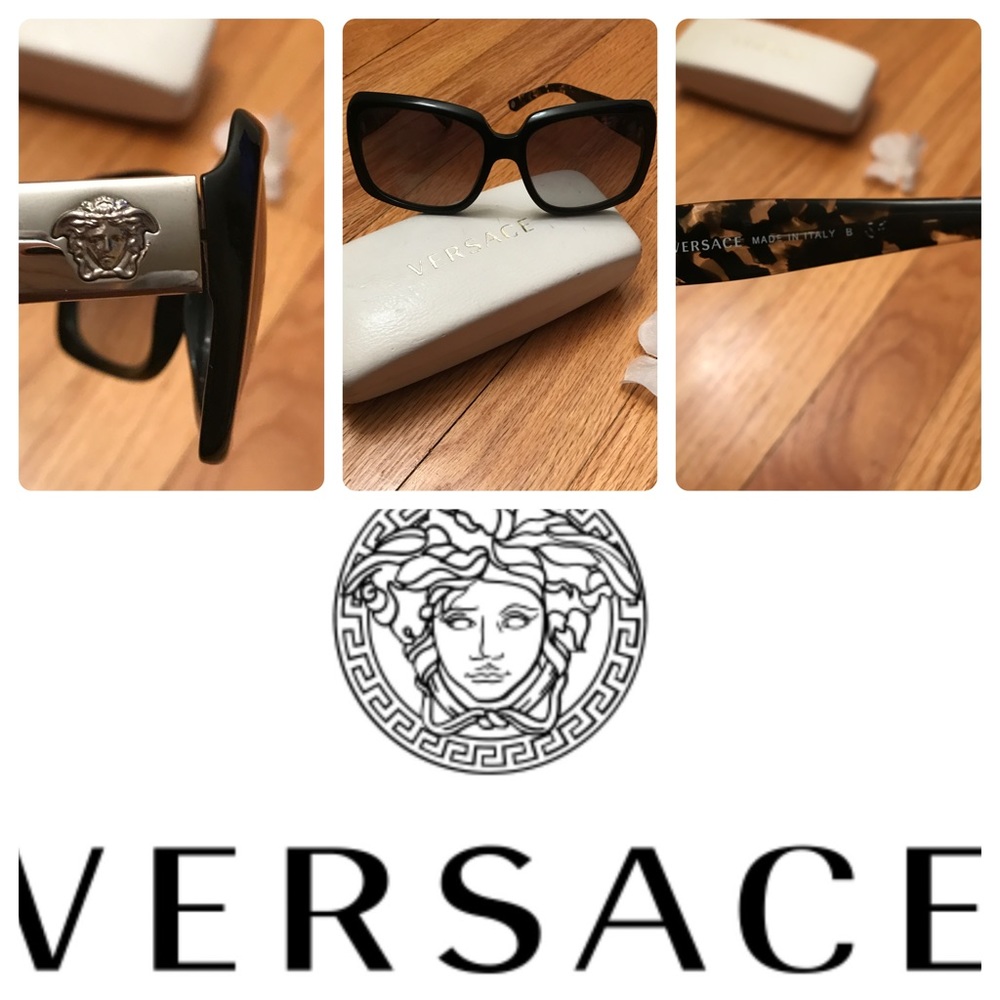 🖤RARE >>VERSACE<< Classic Signature Logo Sunglasses! - Picture 4 of 15
